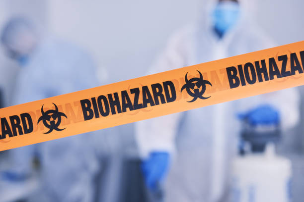 Professional Biohazard technician working in Lotus, CA